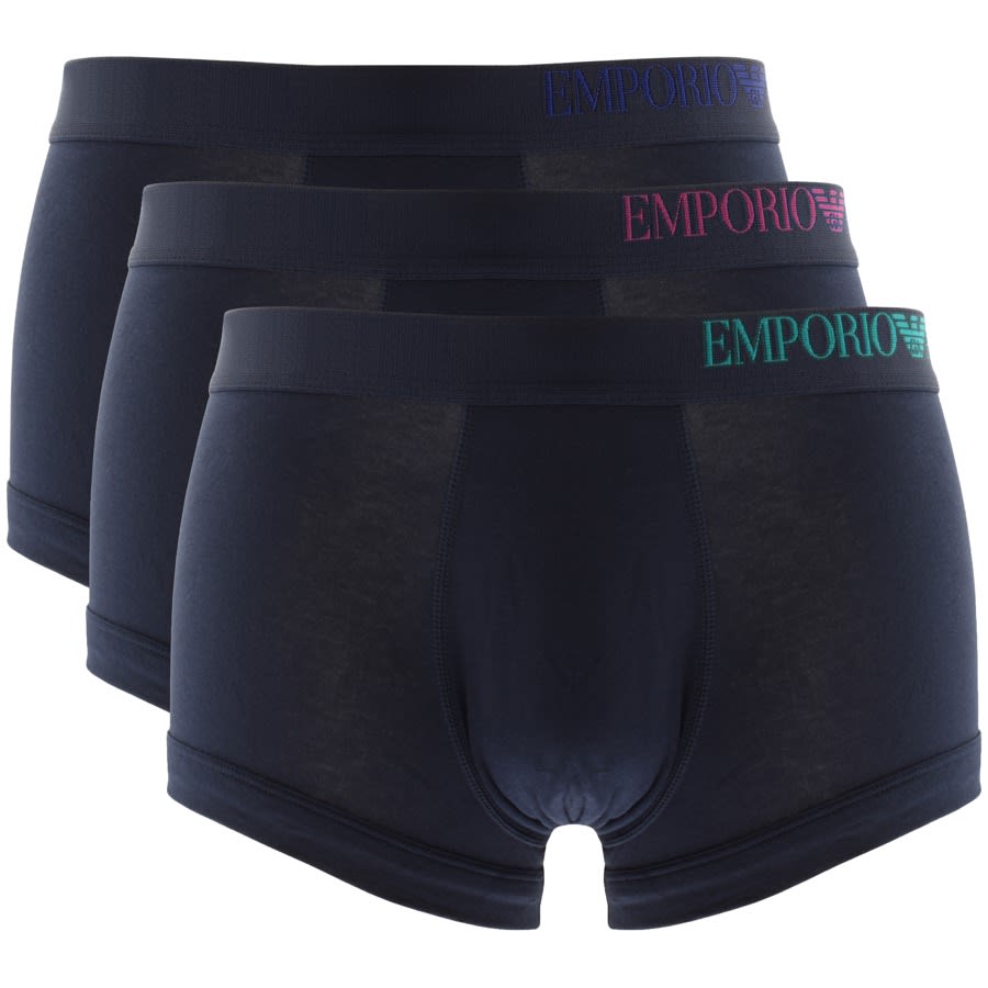 Alternative Image for ProductEmporio Armani Underwear 3 Pack Boxer Trunks Navy1